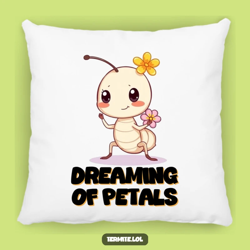 Funny Bouncing Termite Pillow - Cozy Flower Fun, Ultimate Funny Gift