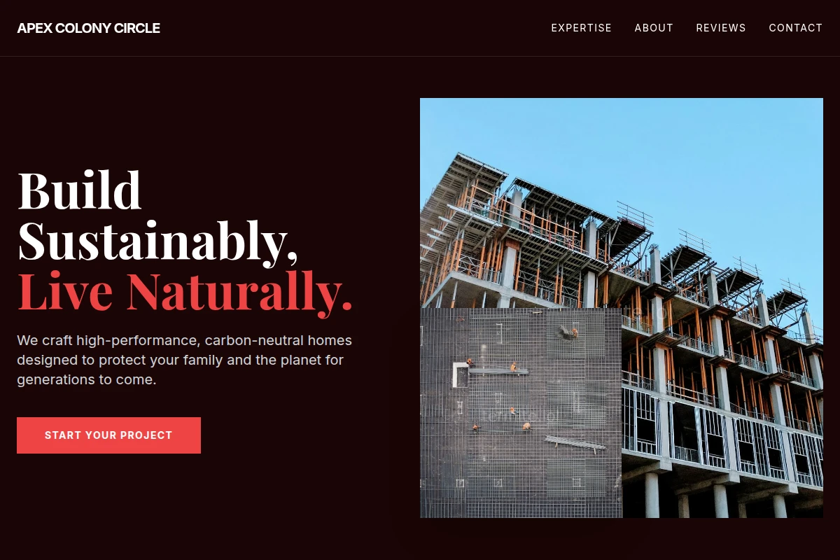 Eco-Friendly Construction