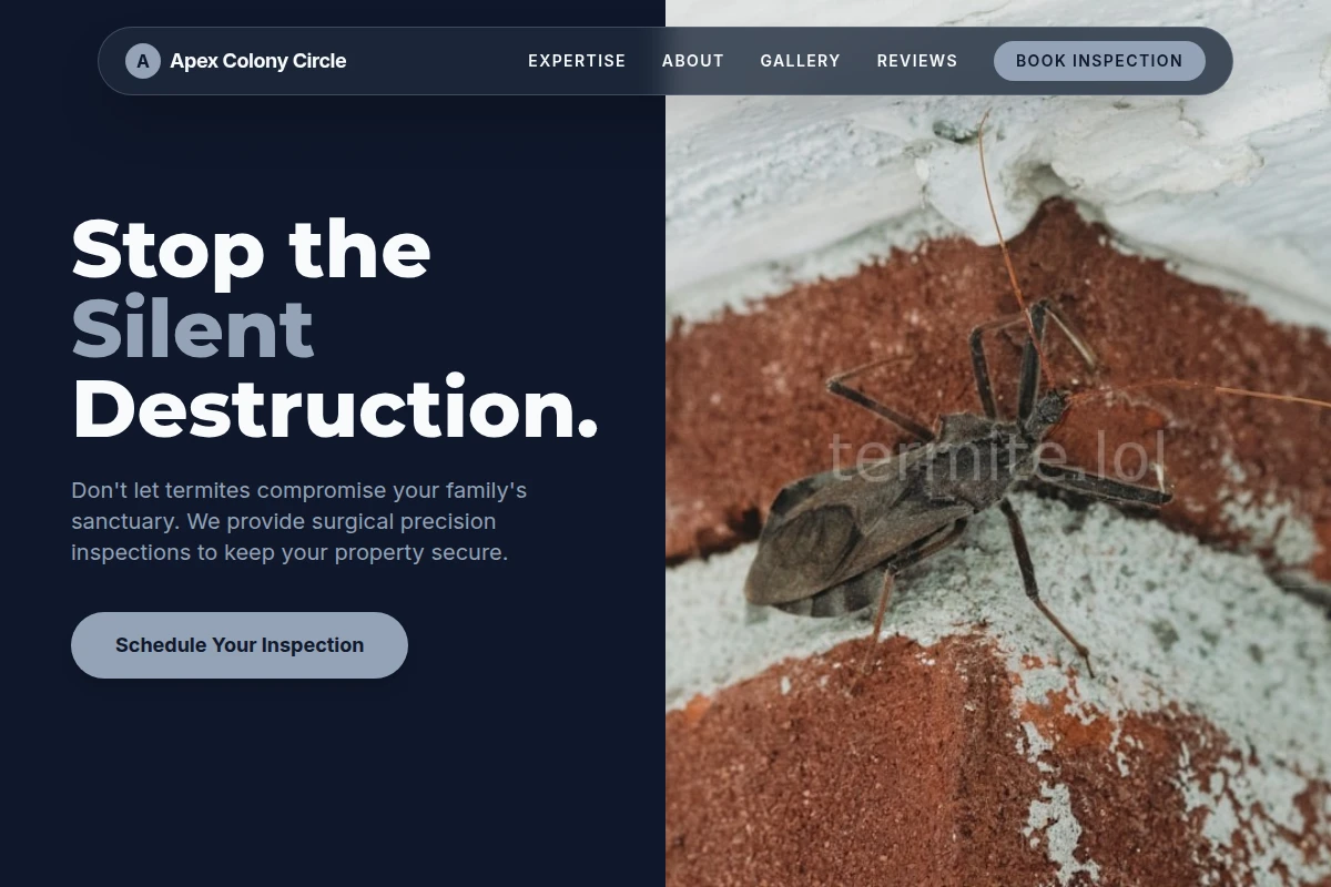 Residence Termite Inspection