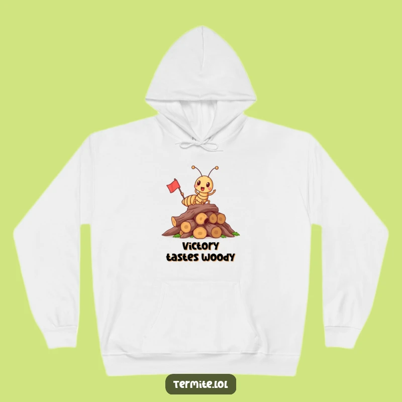 Funny Triumphant Termite Hoodie - Conquer Your Goals, Ideal Funny Gift